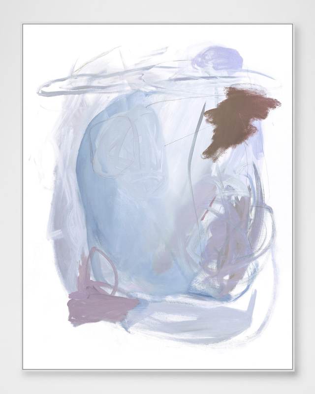 "Silver Linings 1" Framed Giclee